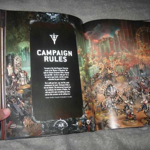 Warhammer Hardcover Book 40,000 40K War Zone Nachmund: Vigilus Alone 2409A7 - Picture 10 of 11